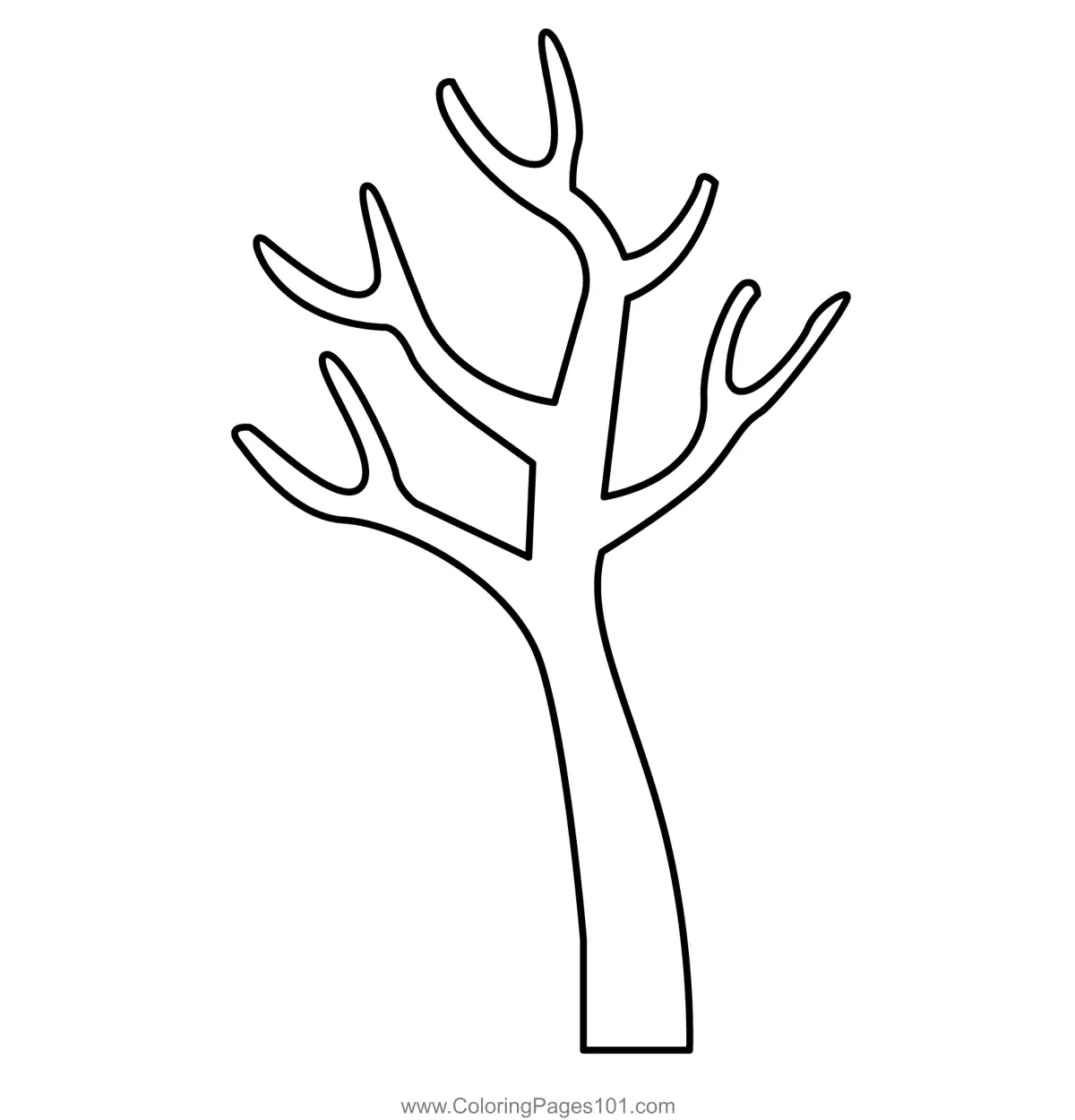 Trees Coloring Pages 3