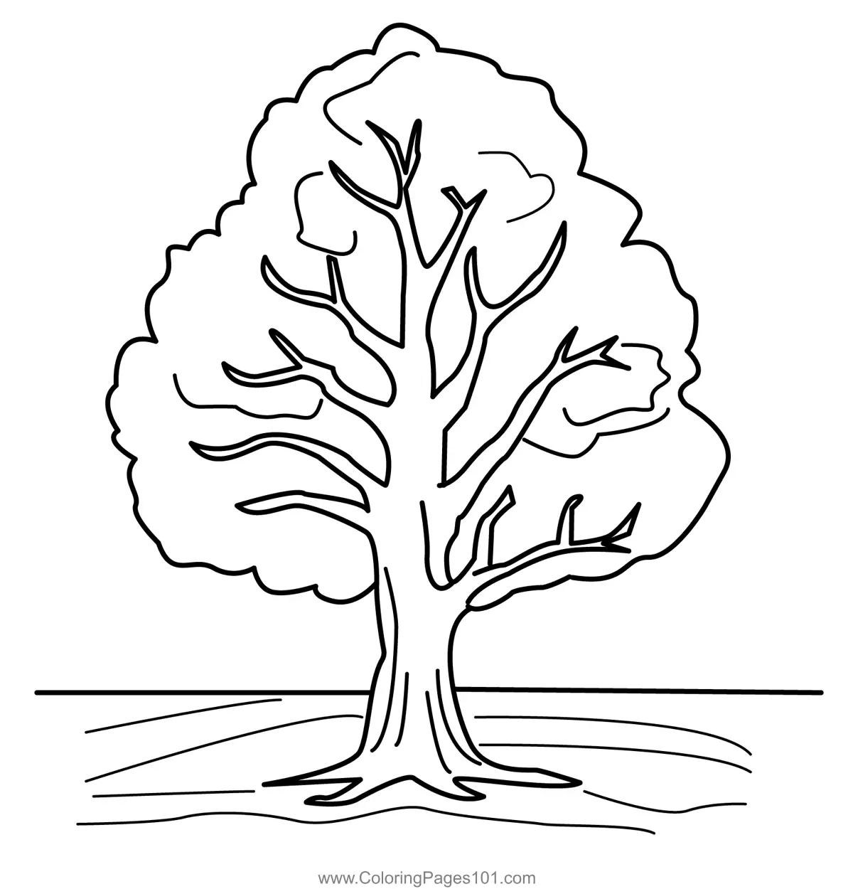 Trees Coloring Pages 5