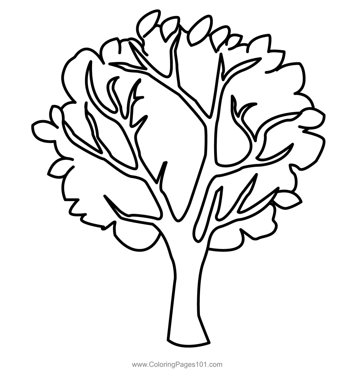 Trees Coloring Pages 6