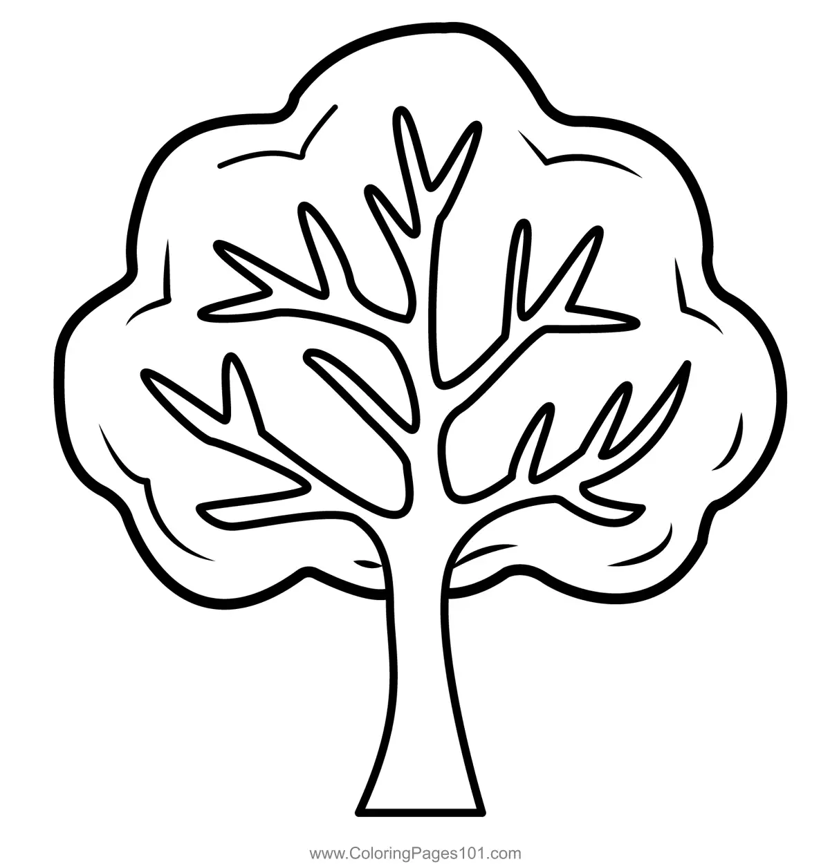 Trees Coloring Pages 7