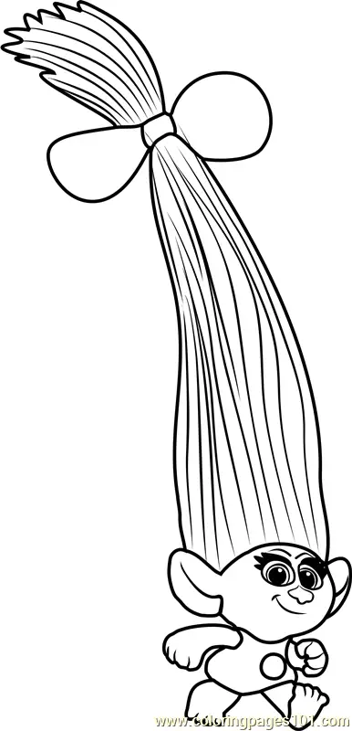 Trolls Coloring Pages 1