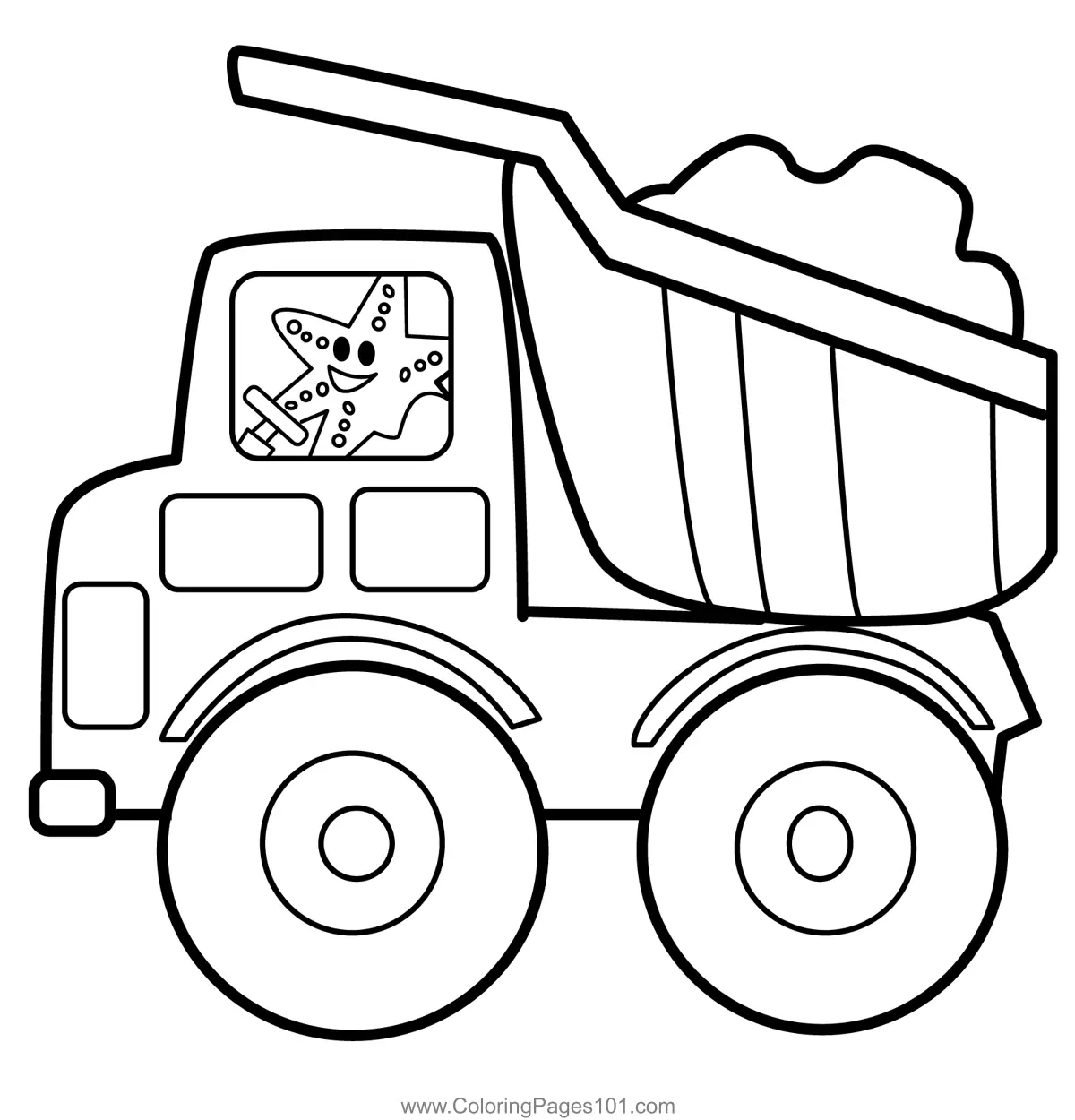 Transport Vehicle Coloring Pages