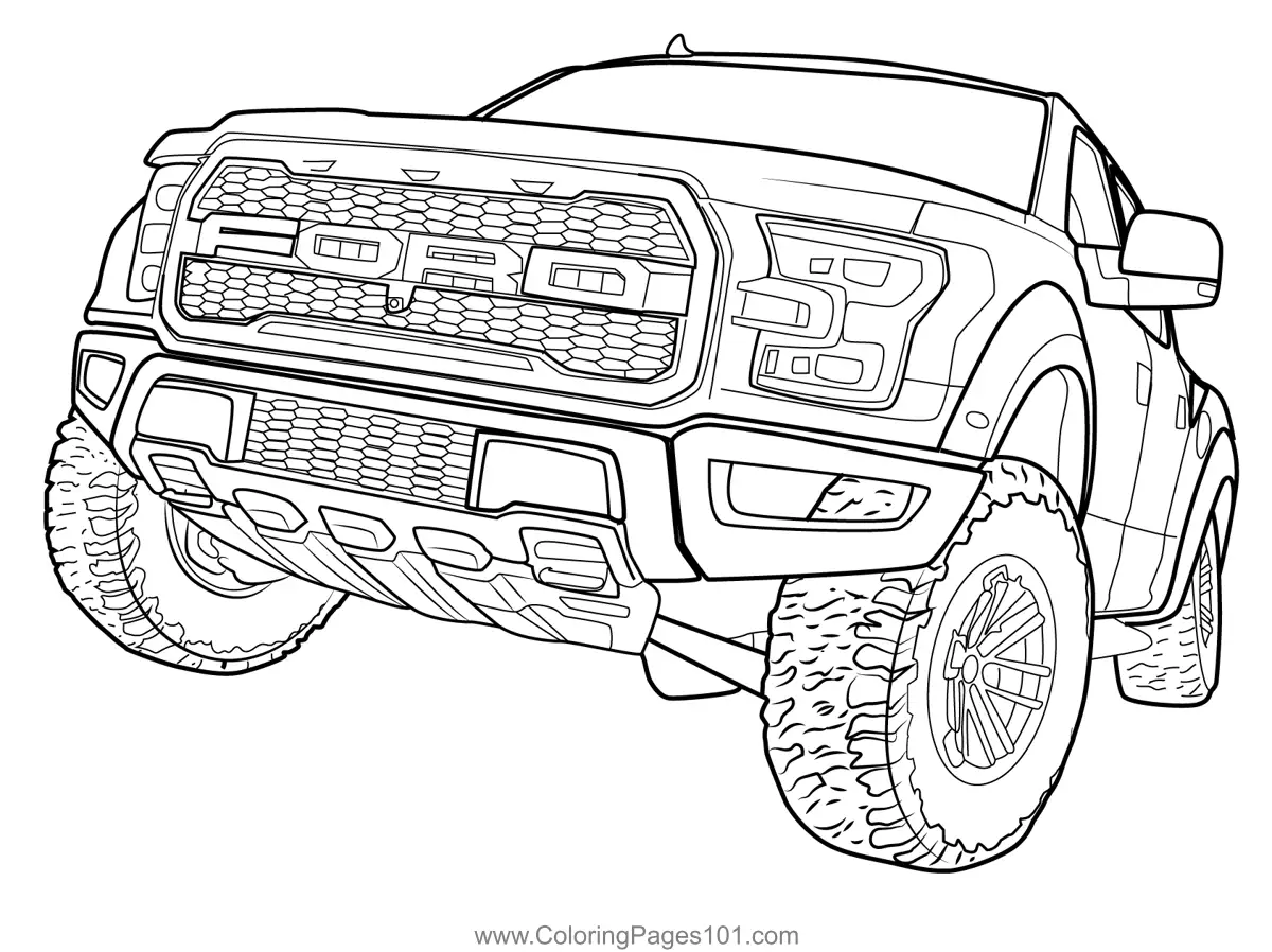 Trucks Coloring Pages 9