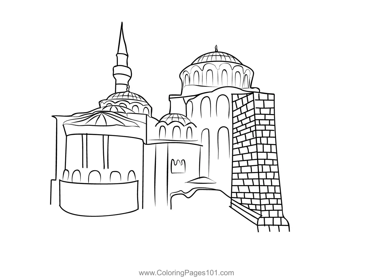 Turkey Coloring Pages 6