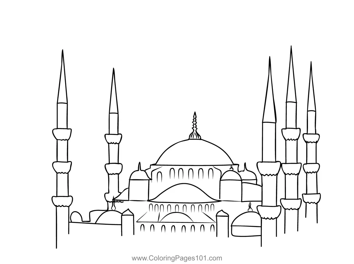 Turkey Coloring Pages 9