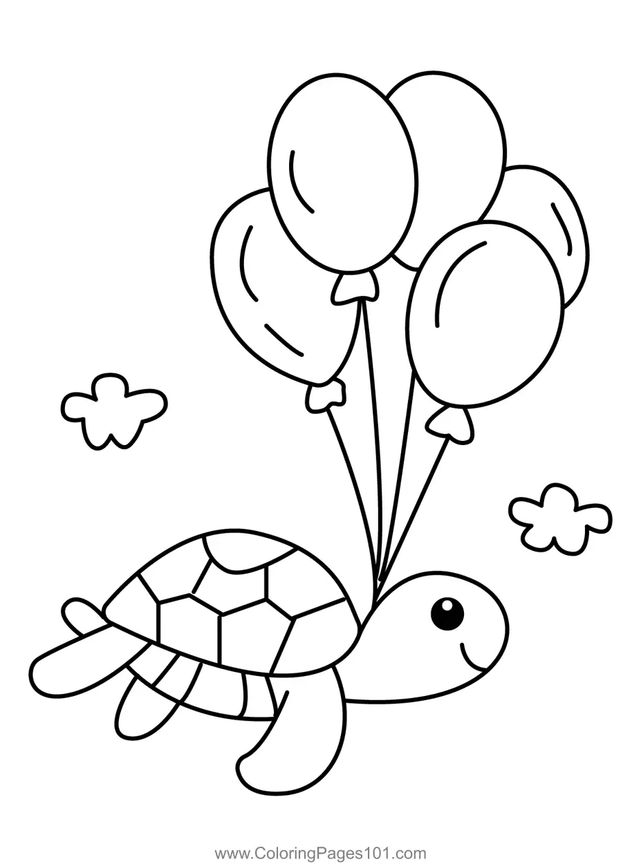 Turtles Coloring Pages 11
