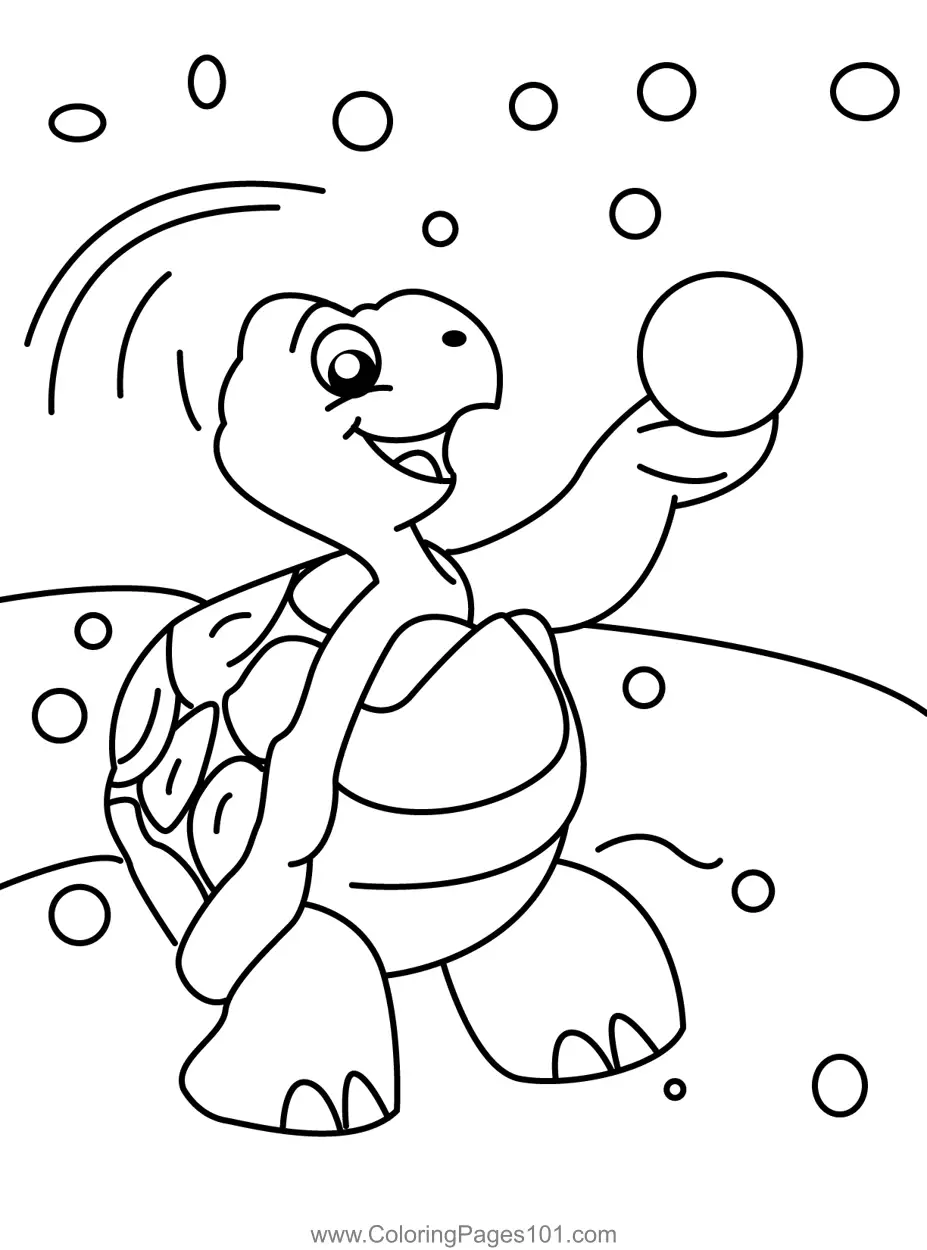 Turtles Coloring Pages 2