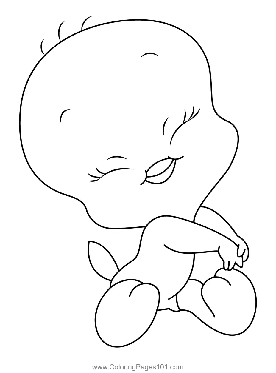 Tweety Coloring Pages 9