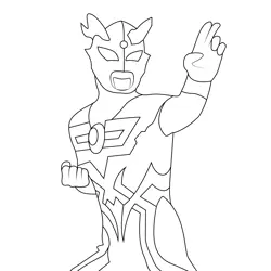 Ultraman Coloring Pages 4