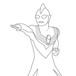 Ultraman Coloring Pages 7