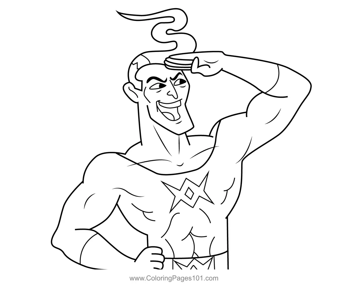 Uncle Grandpa Coloring Pages 4