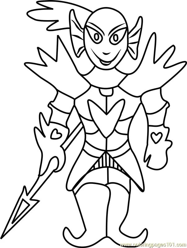 Undertale Coloring Pages 7