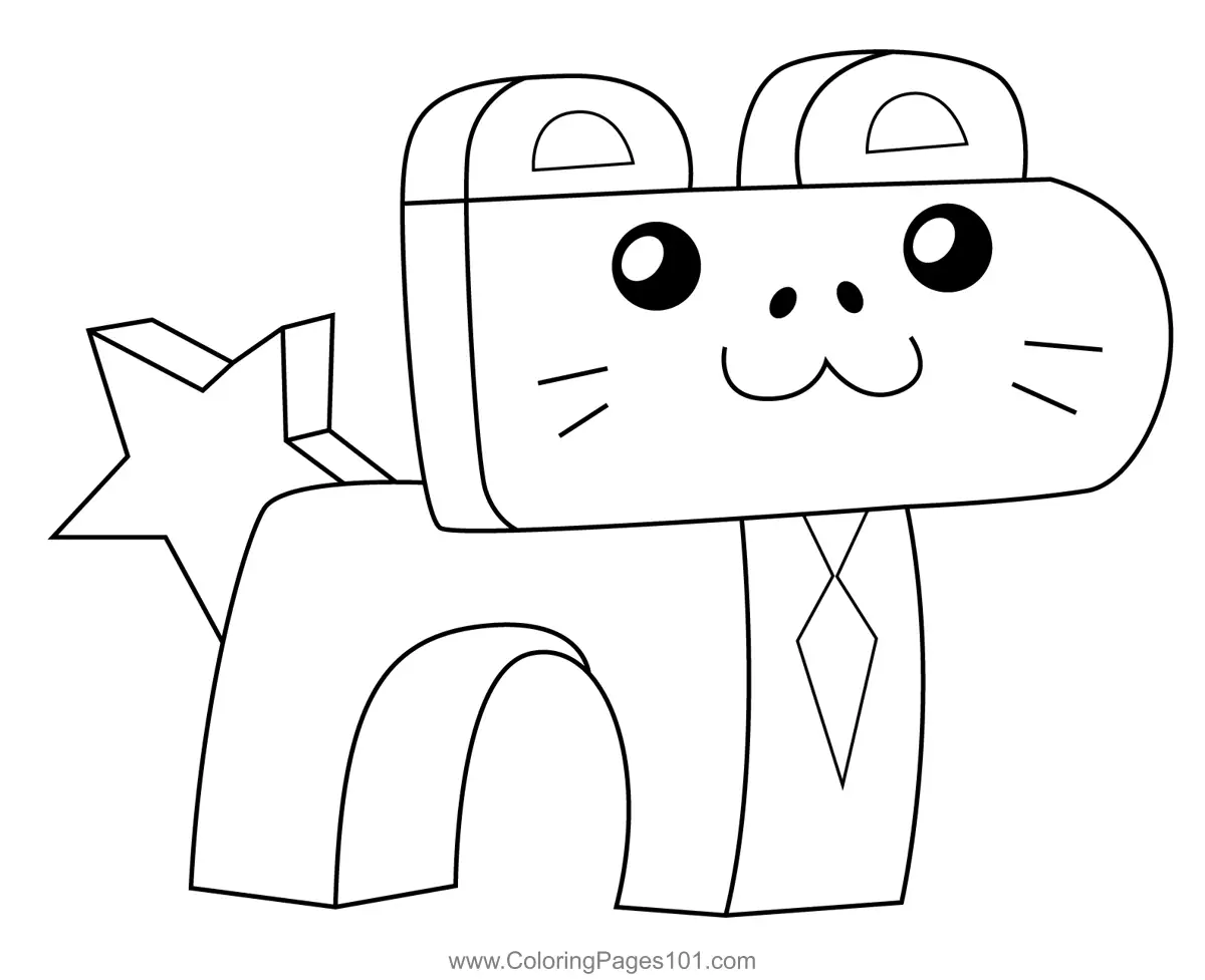 Unikitty Coloring Pages 7