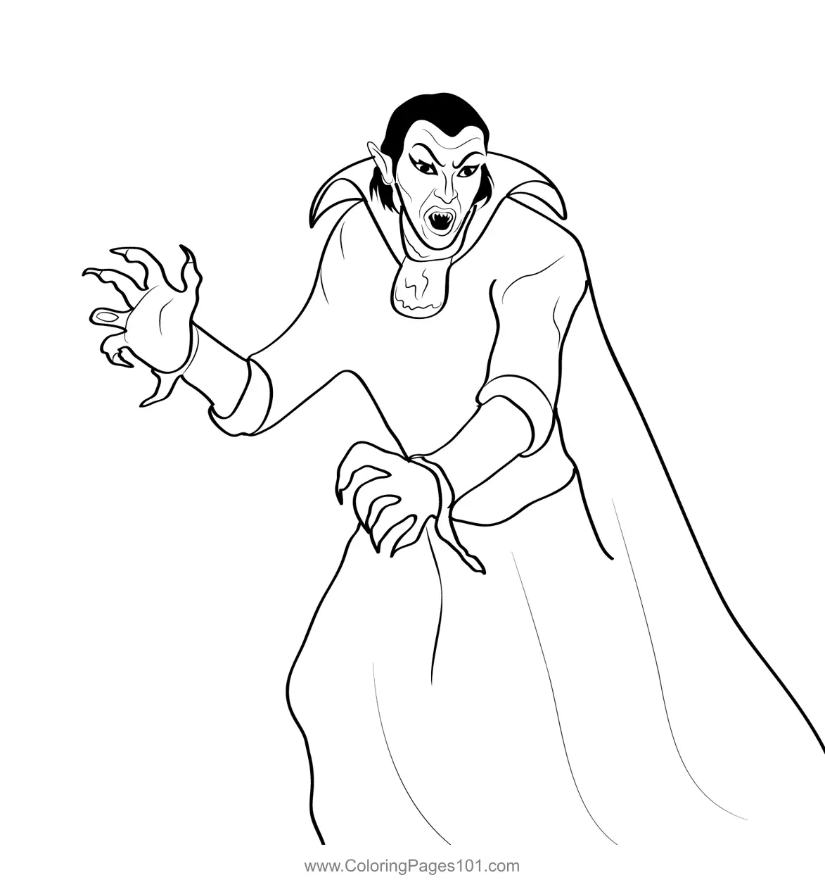 Vampires Coloring Pages 11