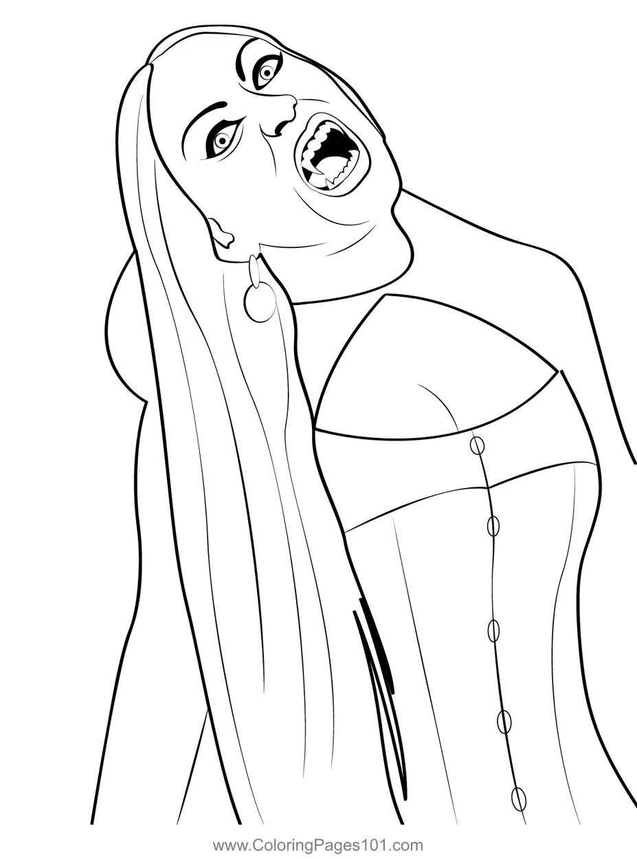 Vampires Coloring Pages 4