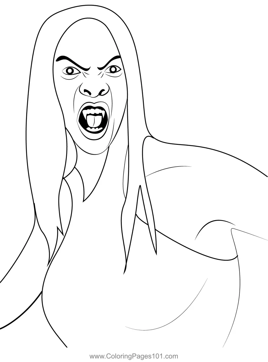 Vampires Coloring Pages 6