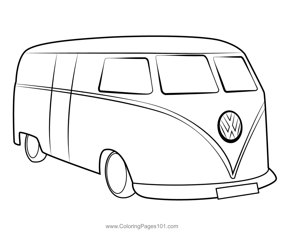 Vans Coloring Pages 2