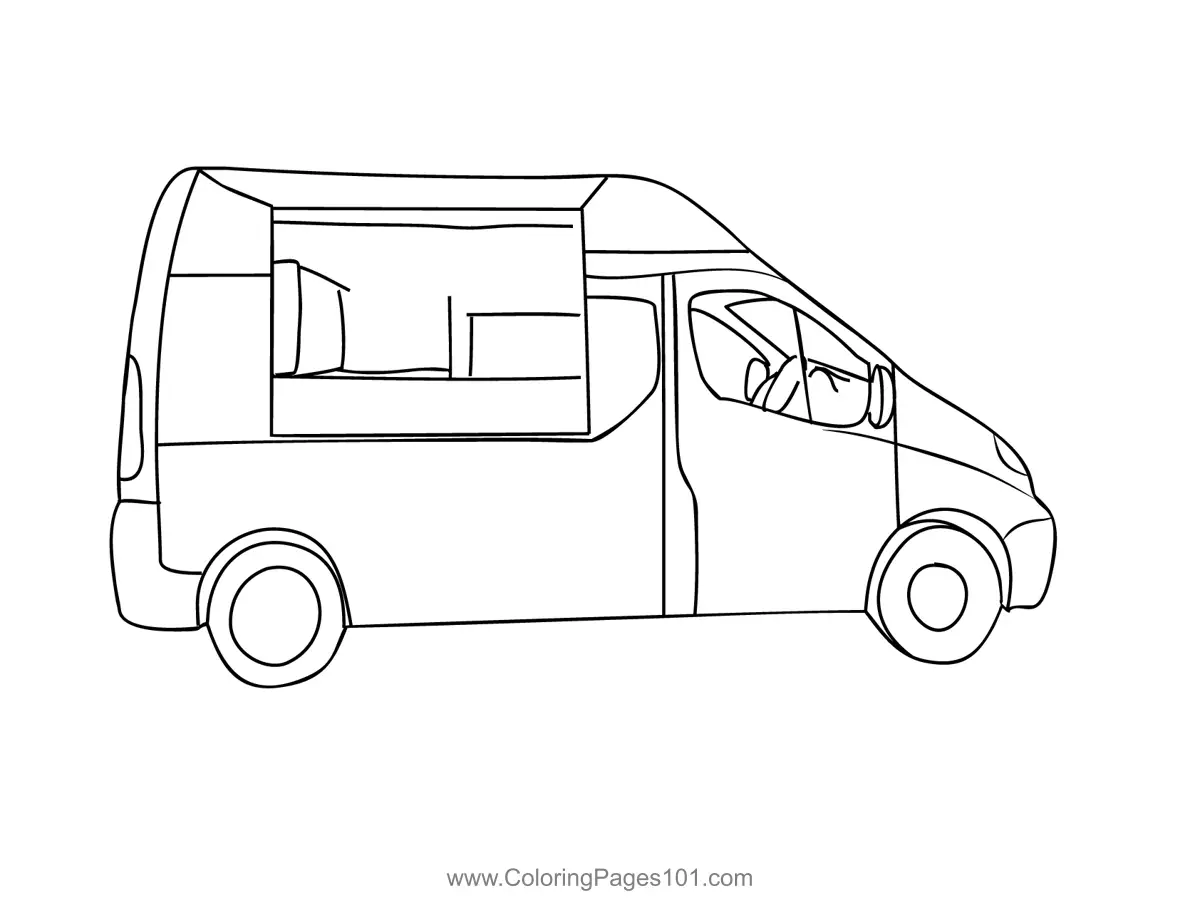 Vans Coloring Pages 5