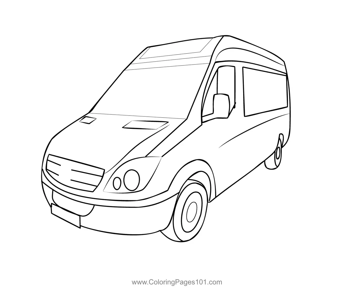 Vans Coloring Pages