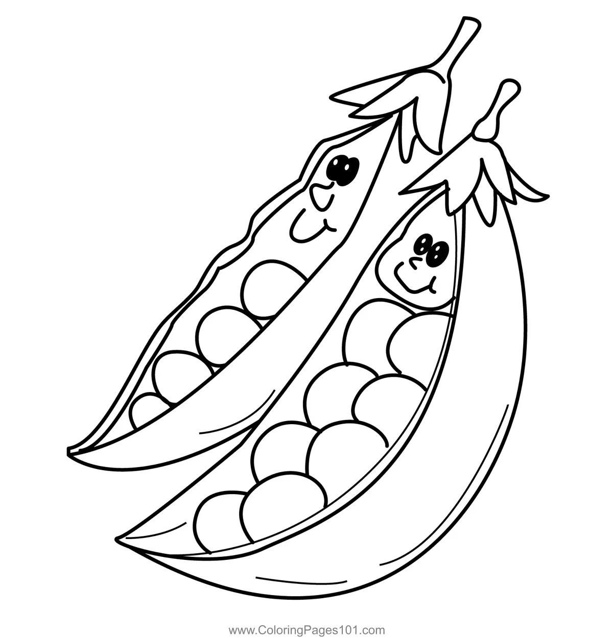 Vegetables Coloring Pages 2