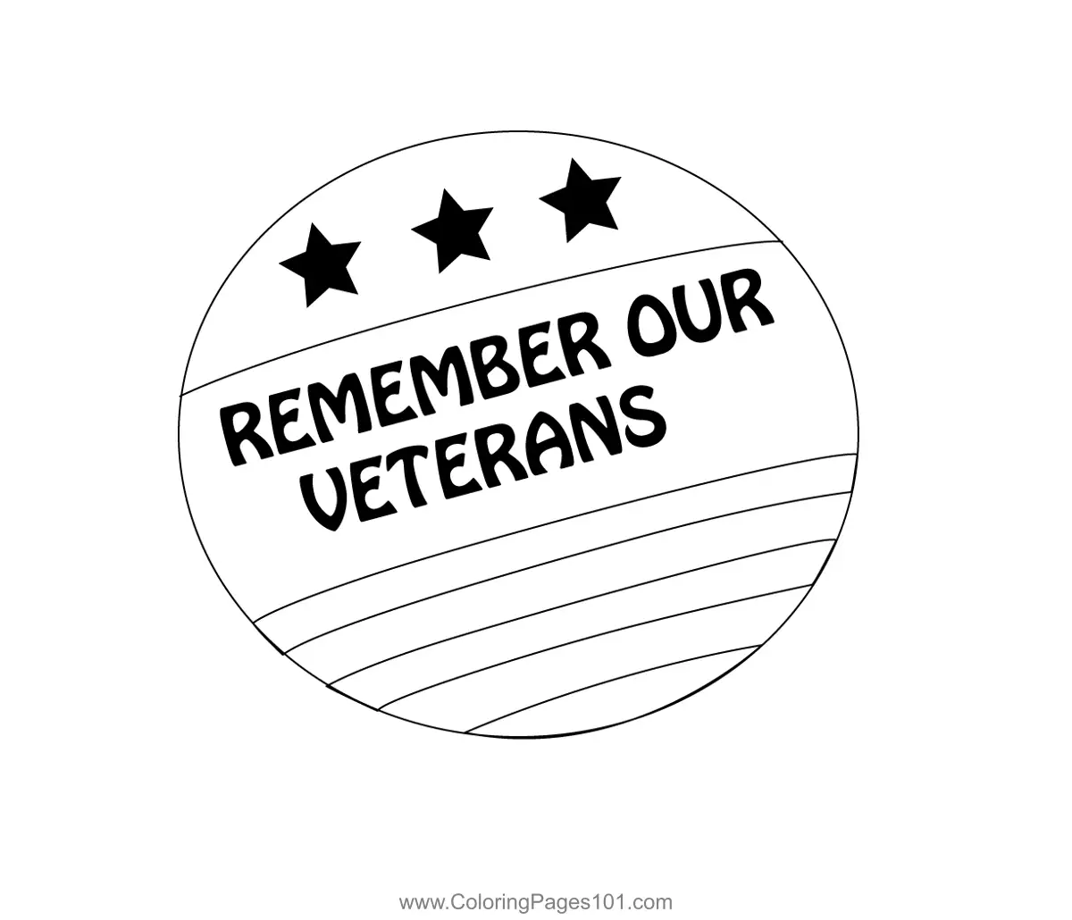Veterans Day Coloring Pages 4