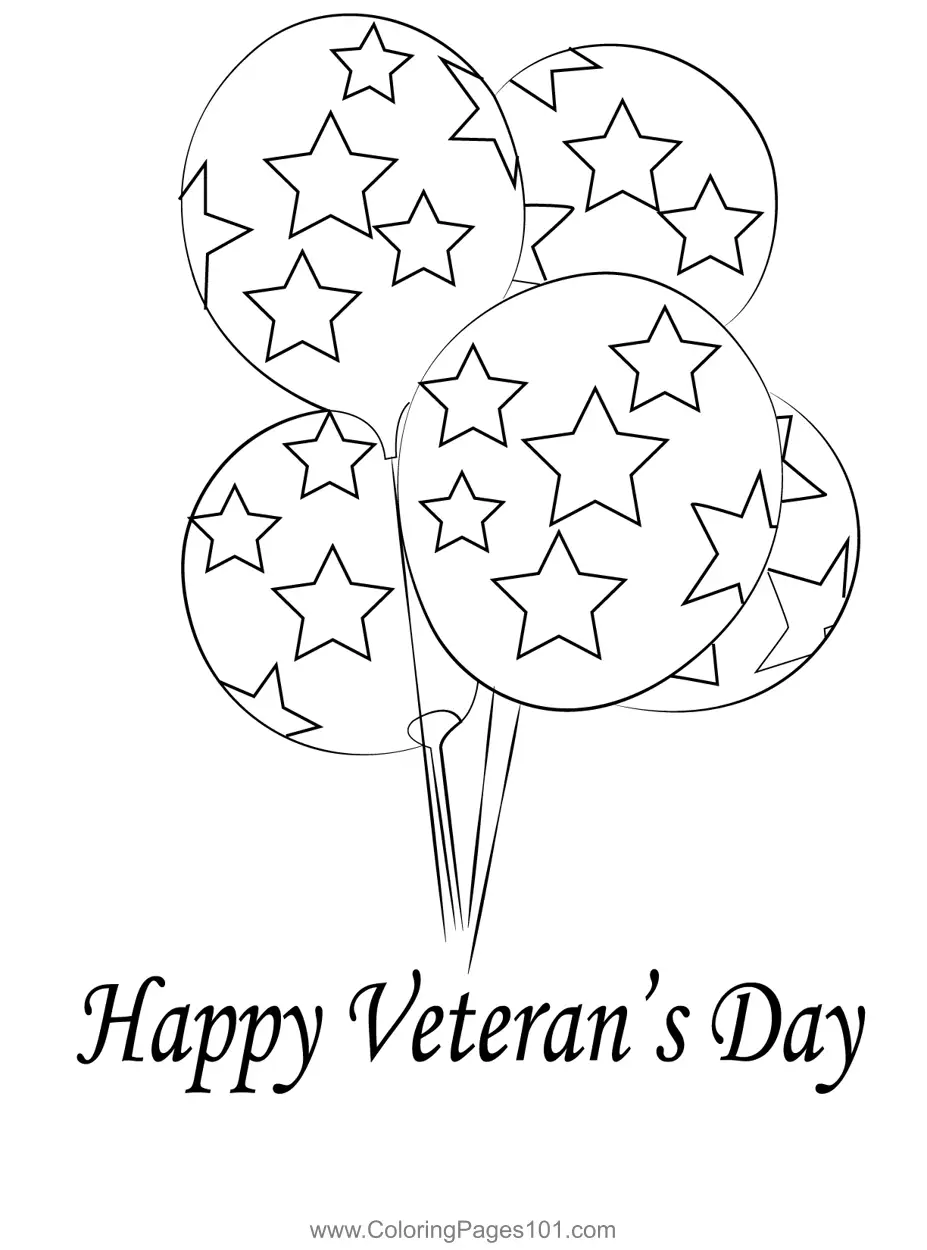 Veterans Day Coloring Pages 6