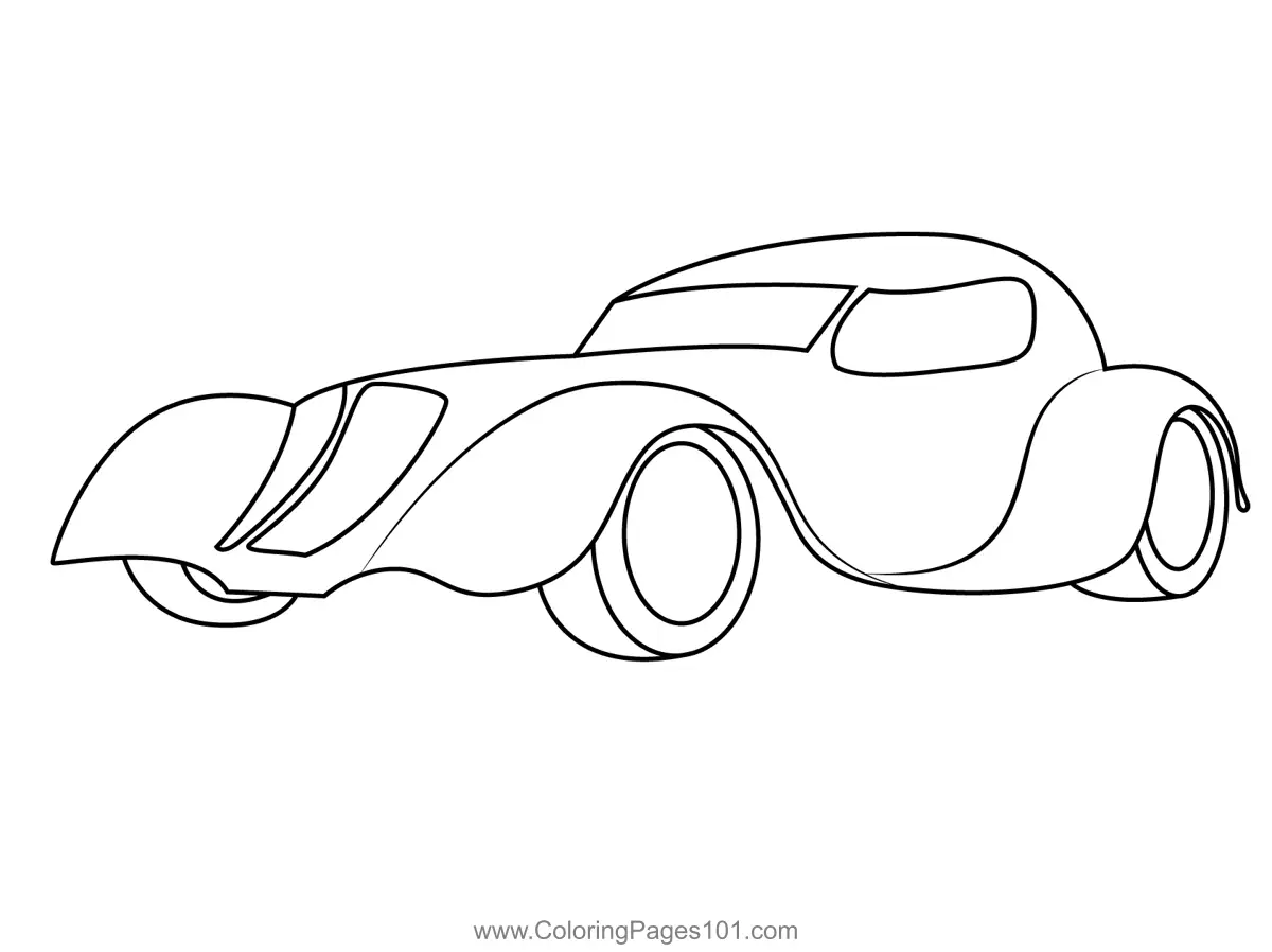 Vintage Cars Coloring Pages 10