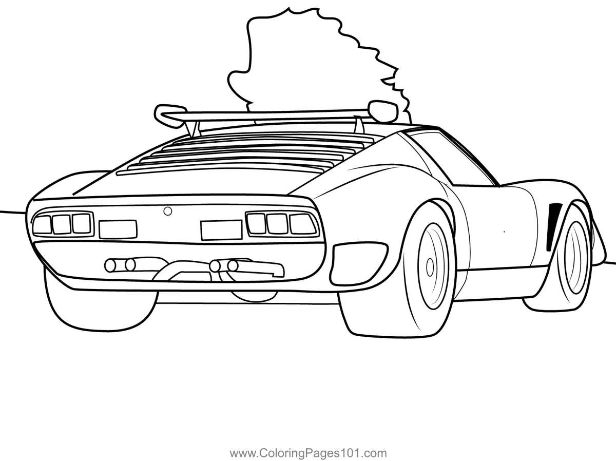 Vintage Cars Coloring Pages 2