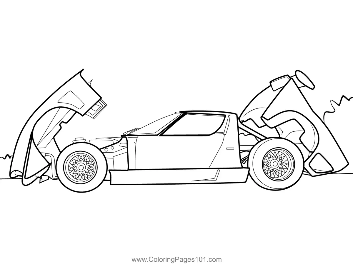 Vintage Cars Coloring Pages 3