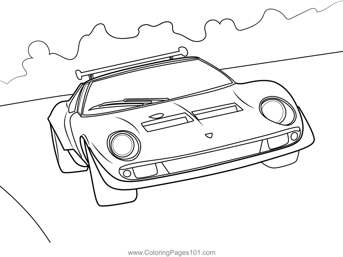 Vintage Cars Coloring Pages 4