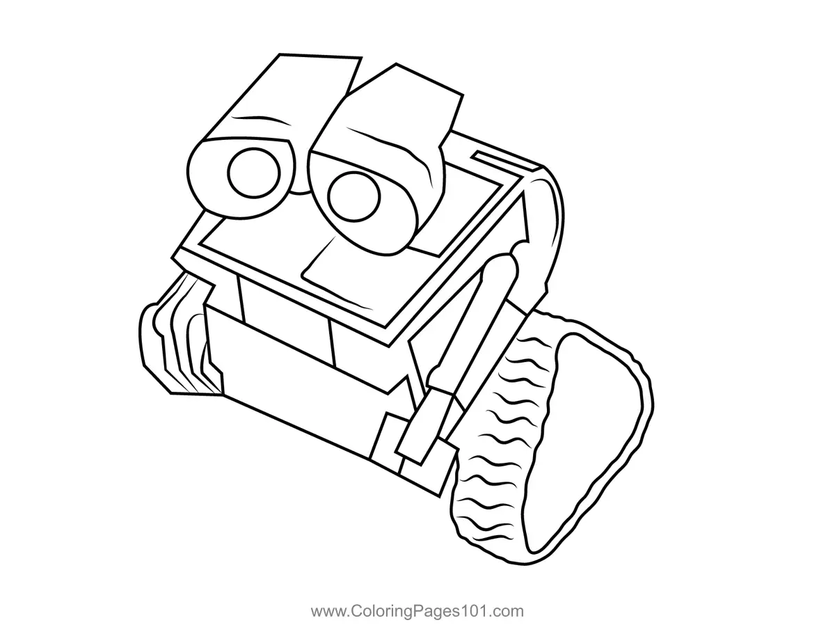 Wall-E Coloring Pages