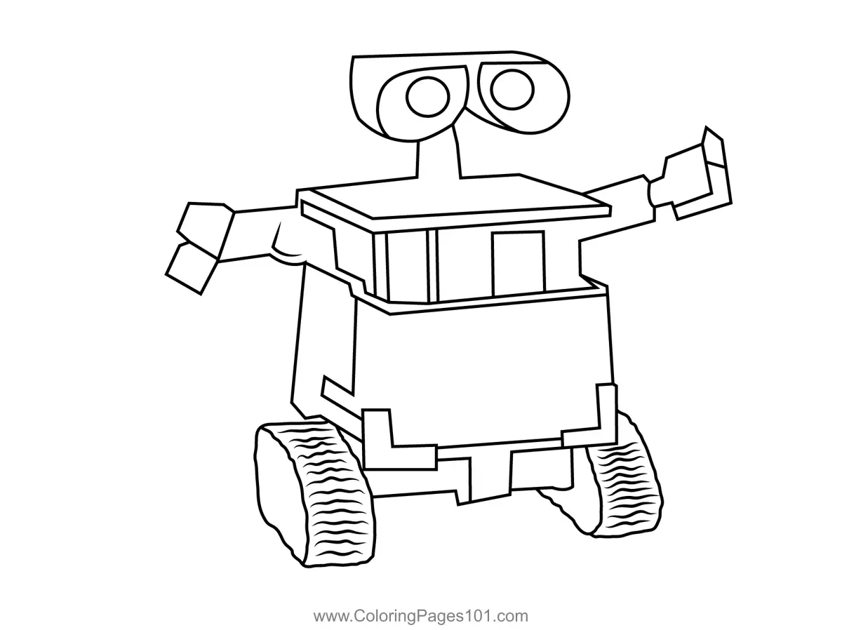 Wall-E Coloring Pages 2