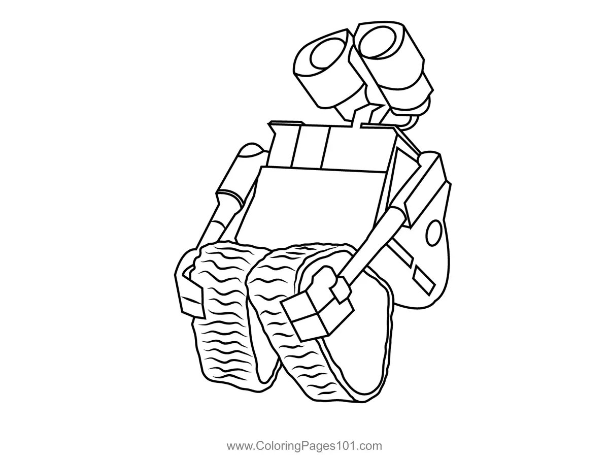 Wall-E Coloring Pages 4