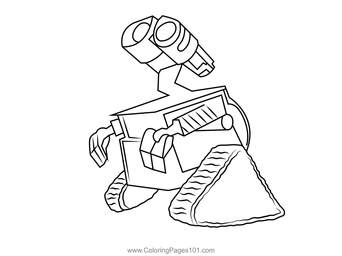 Wall-E Coloring Pages 6