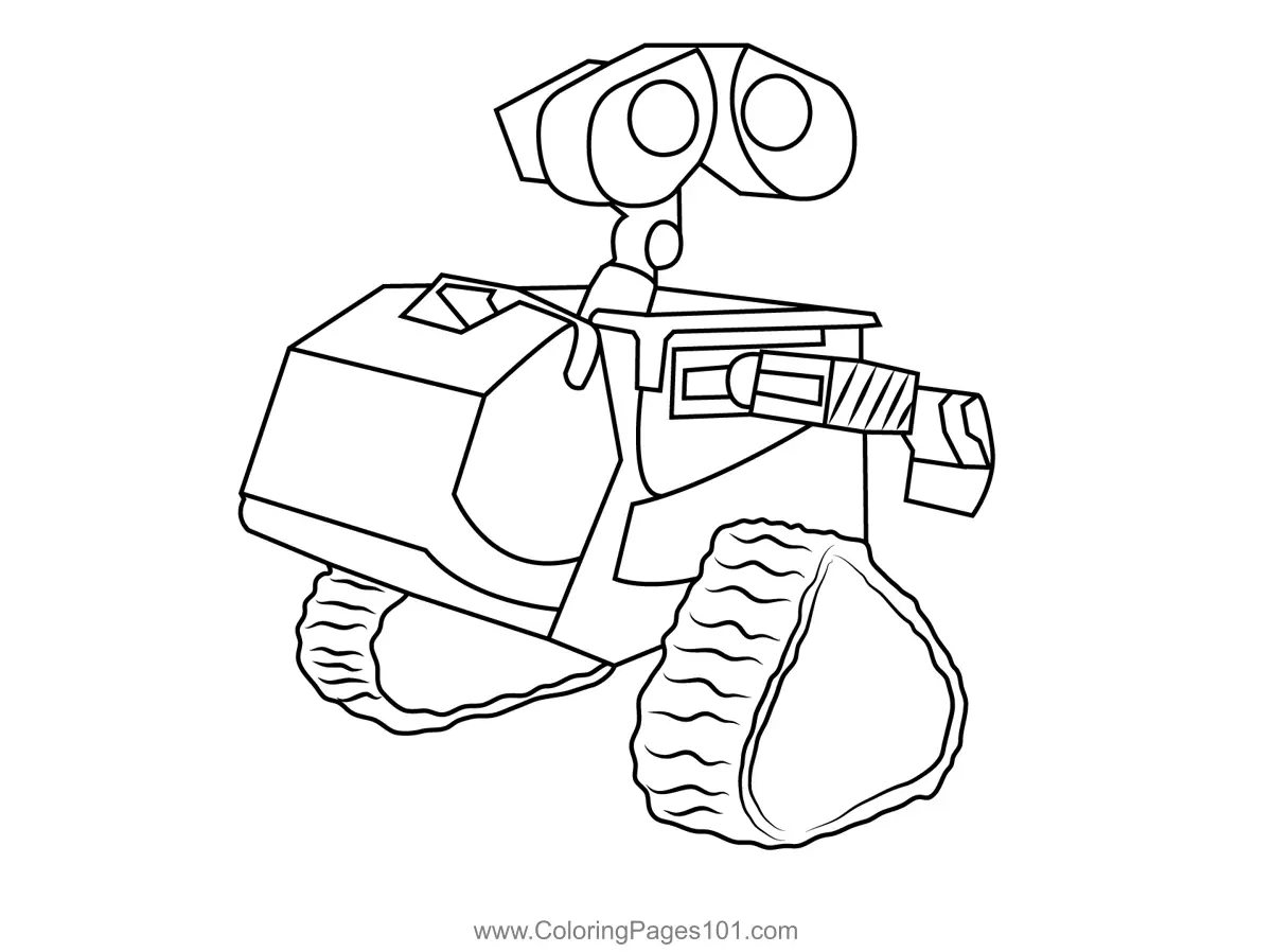 Wall-E Coloring Pages 8