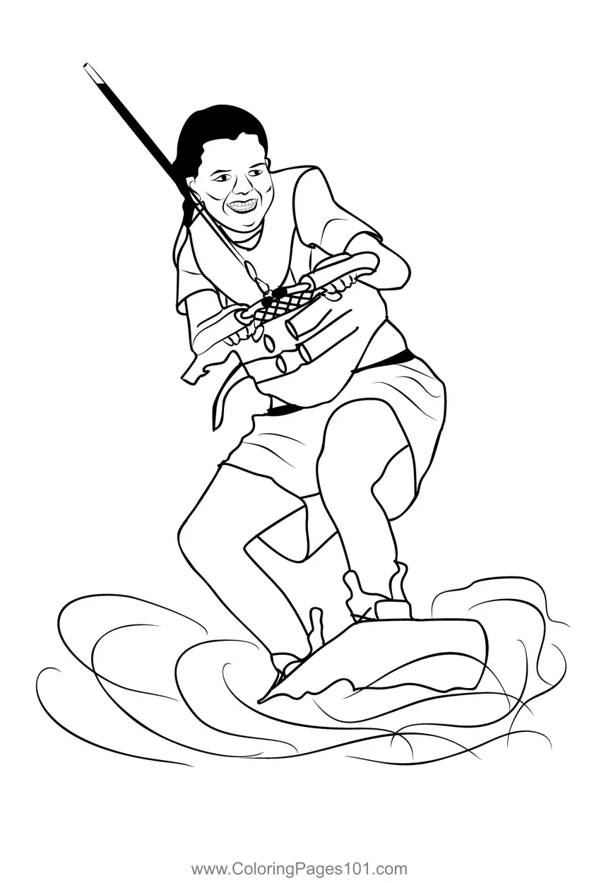 Water Sports Coloring Pages 2