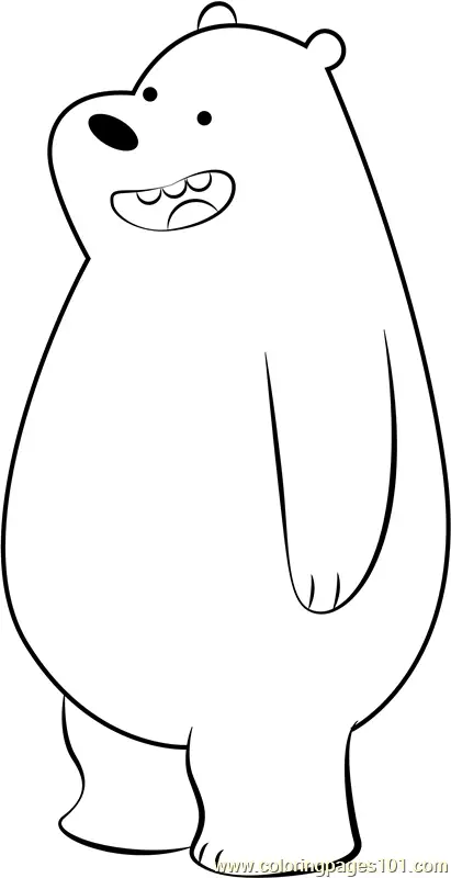 We Bare Bears Coloring Pages 7