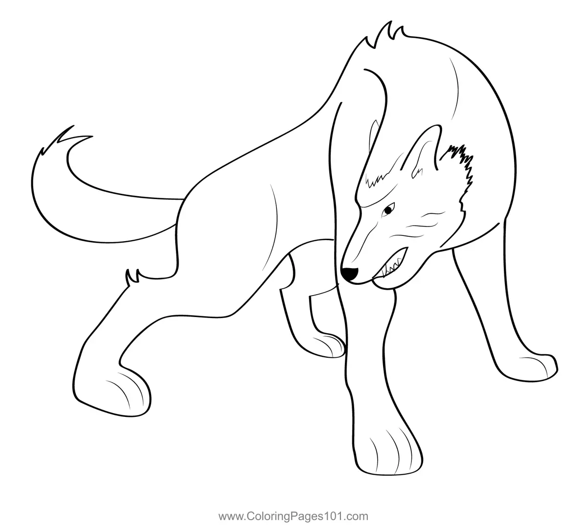 Werewolves Coloring Pages 8