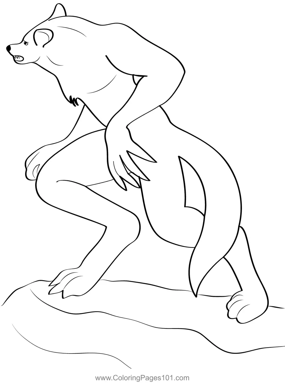 Werewolves Coloring Pages 9