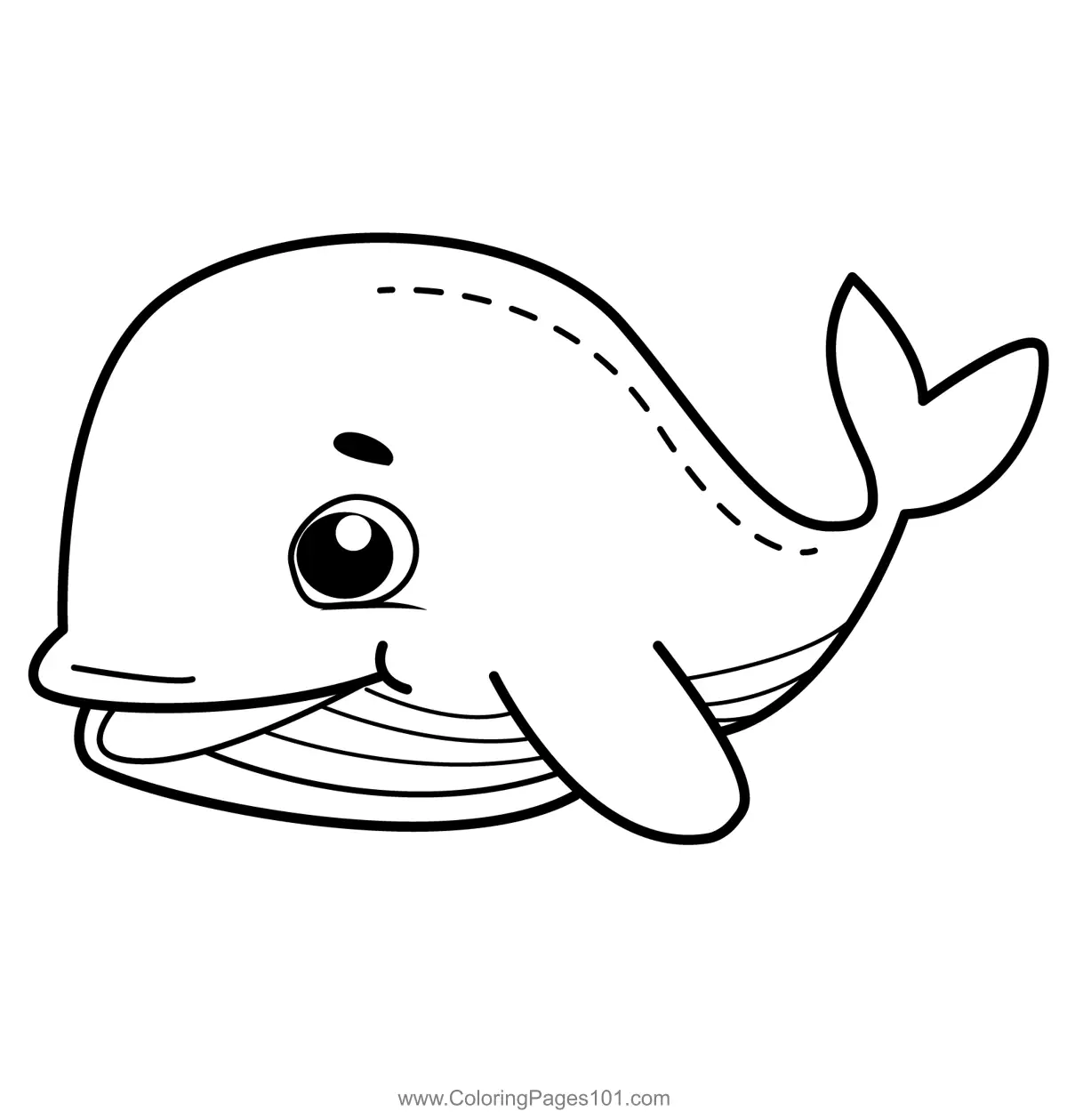 Whales Coloring Pages 2
