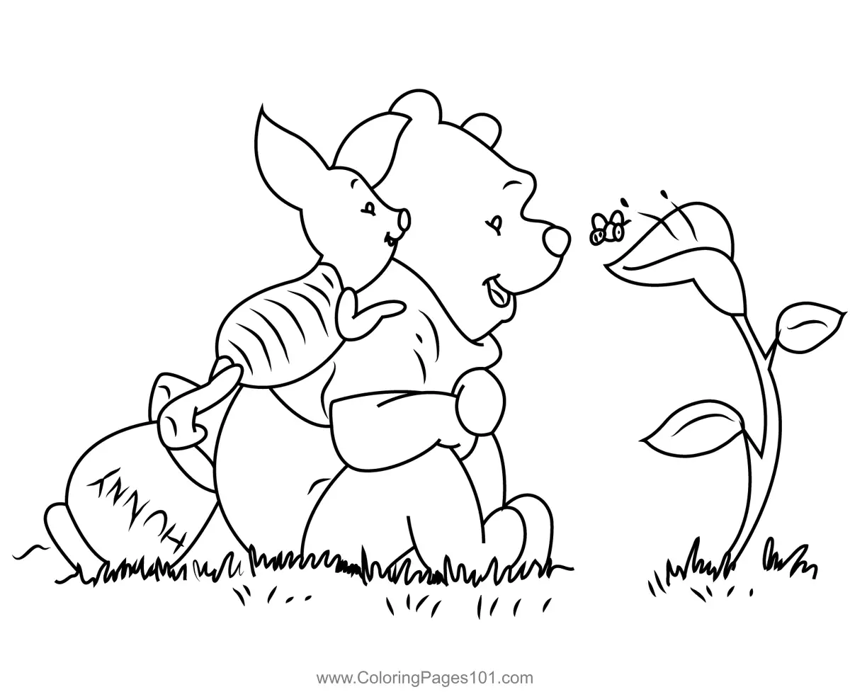 Winnie The Pooh Coloring Pages 4