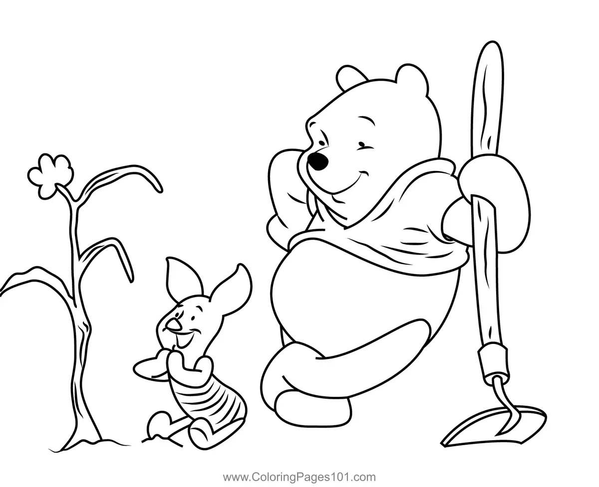 Winnie The Pooh Coloring Pages 6