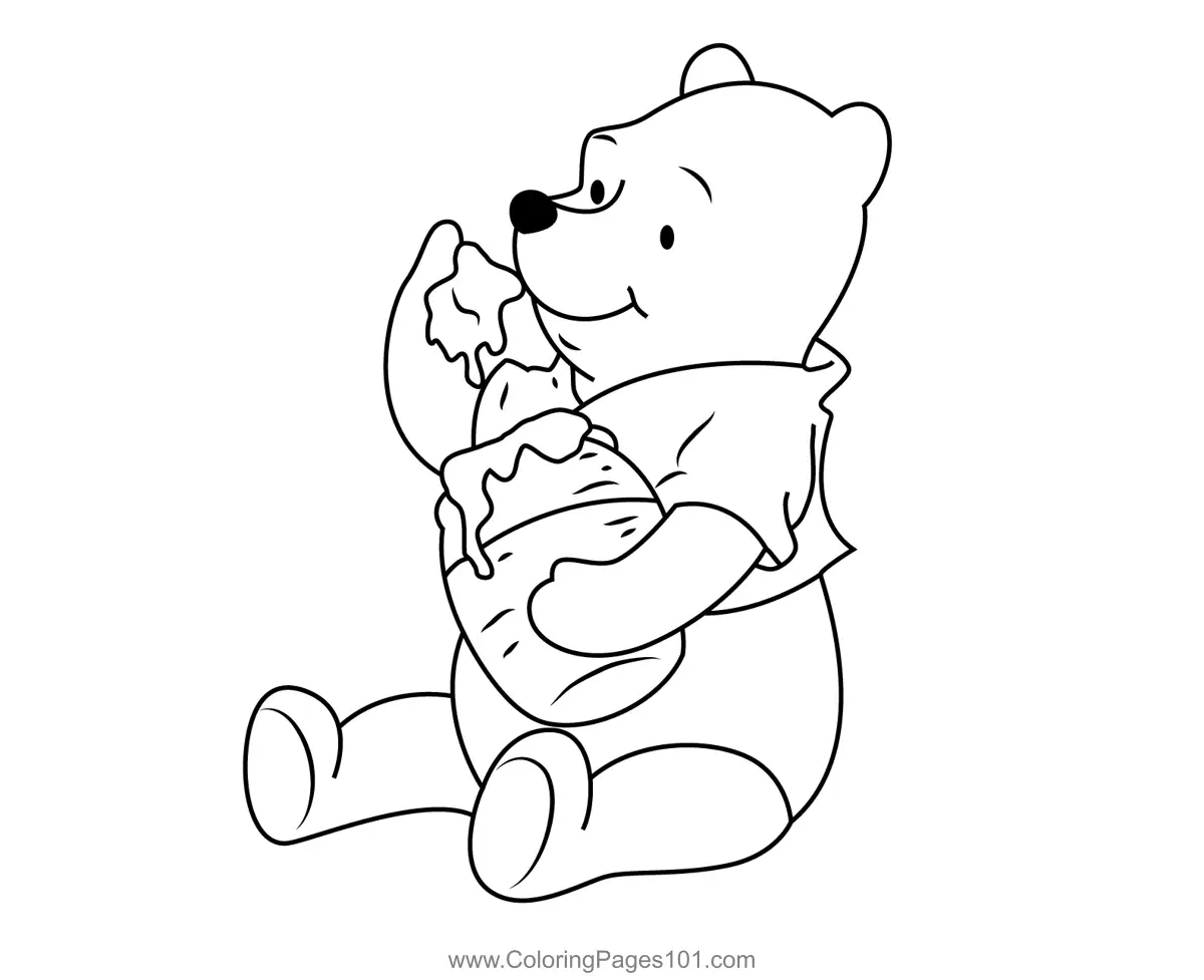 Winnie The Pooh Coloring Pages 7