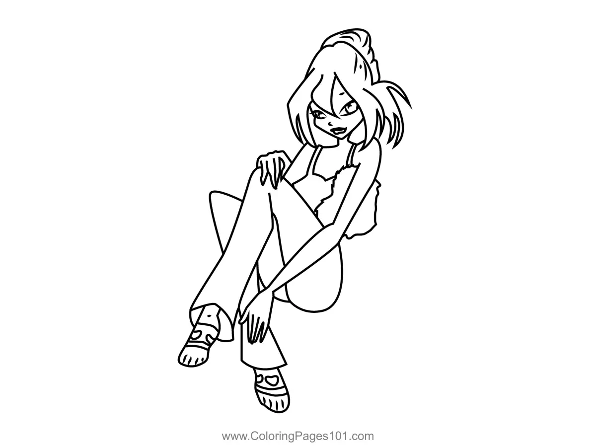 Winx Club Coloring Pages 1