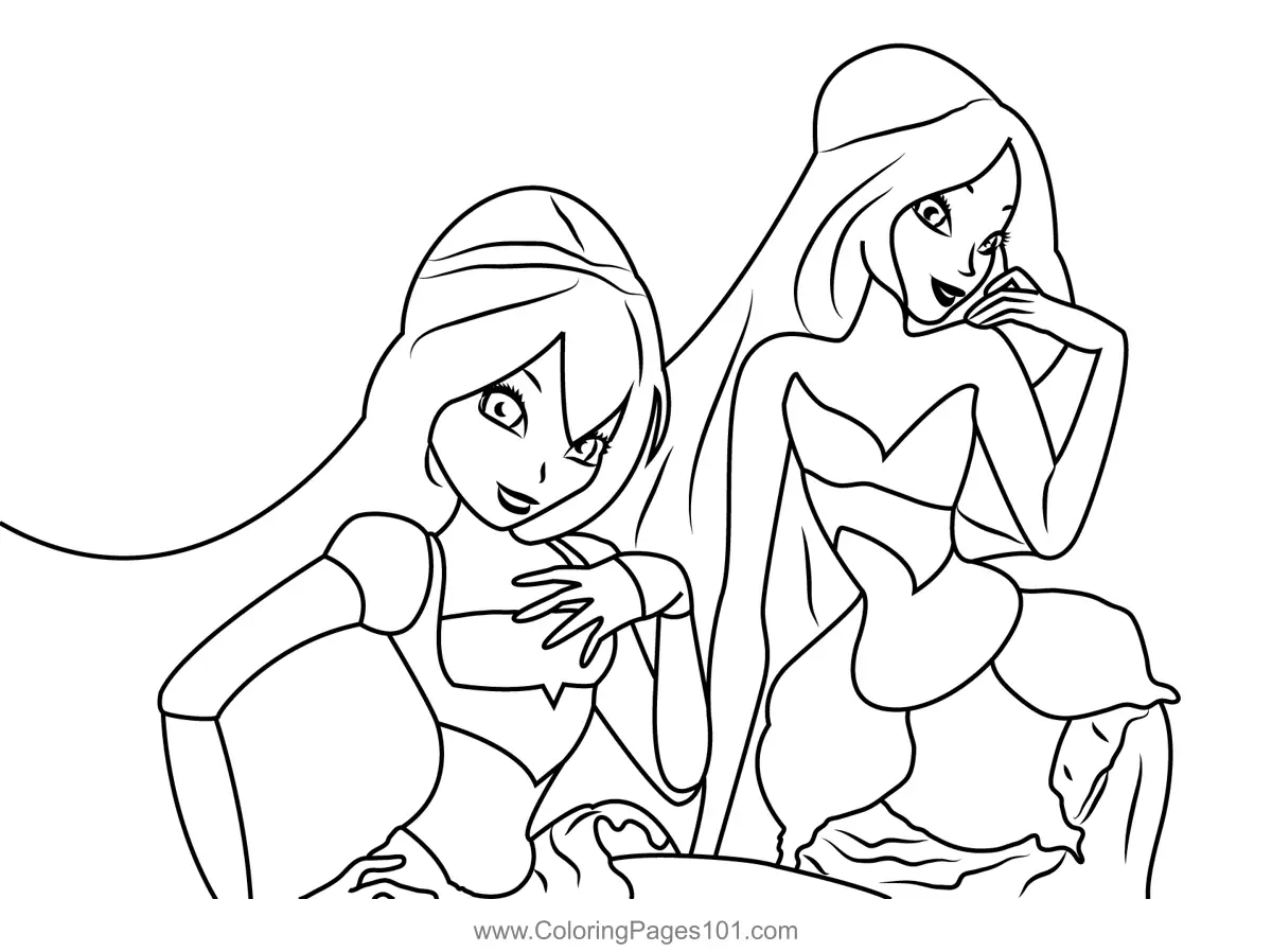 Winx Club Coloring Pages 10