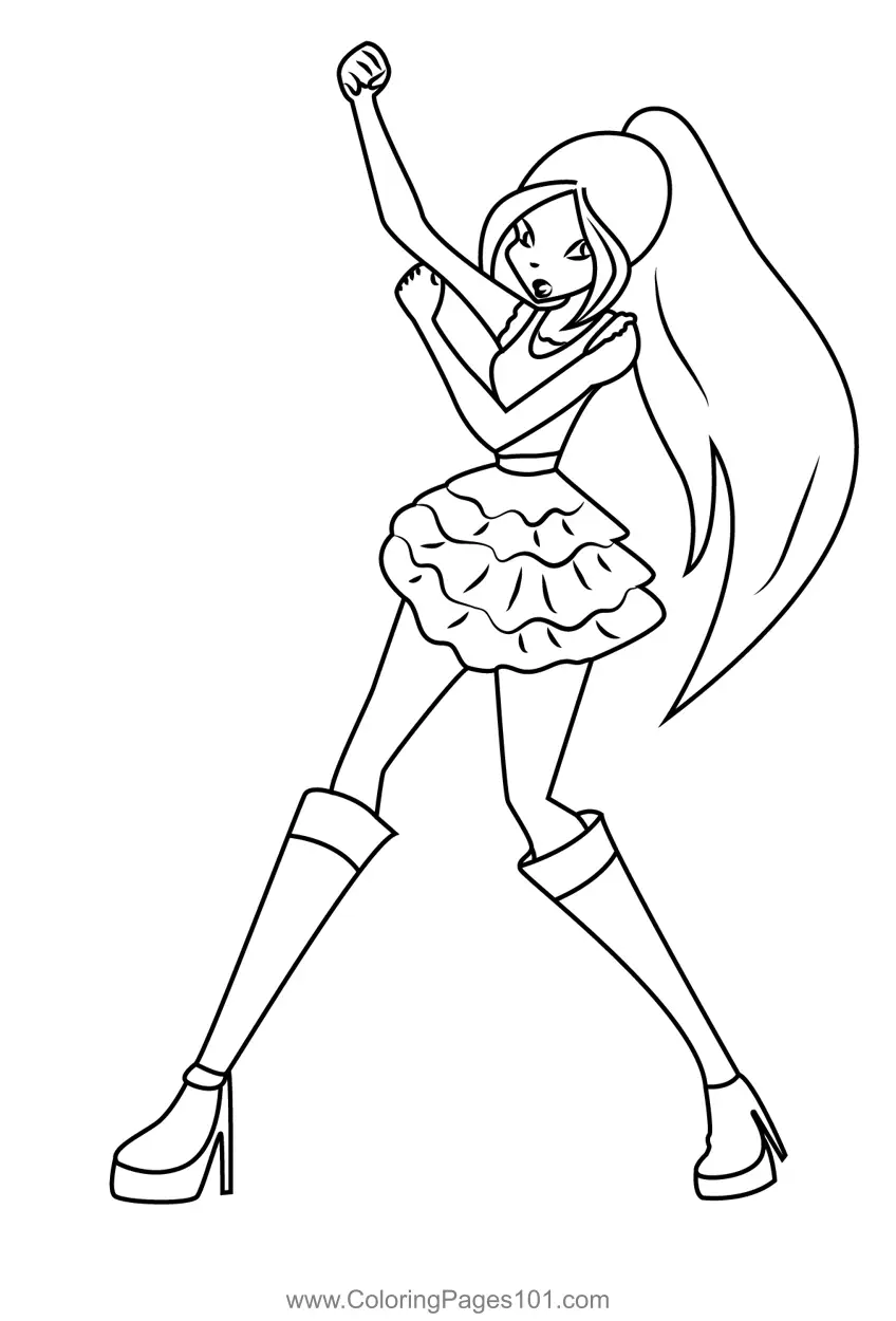Winx Club Coloring Pages 5
