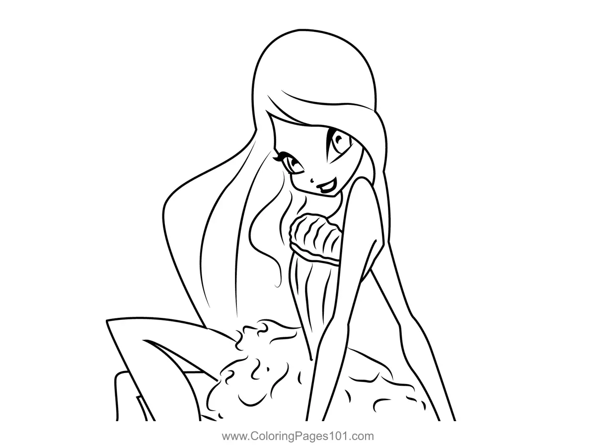 Winx Club Coloring Pages 7