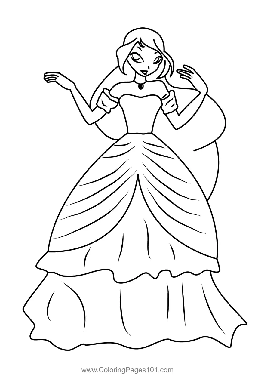 Winx Club Coloring Pages 9