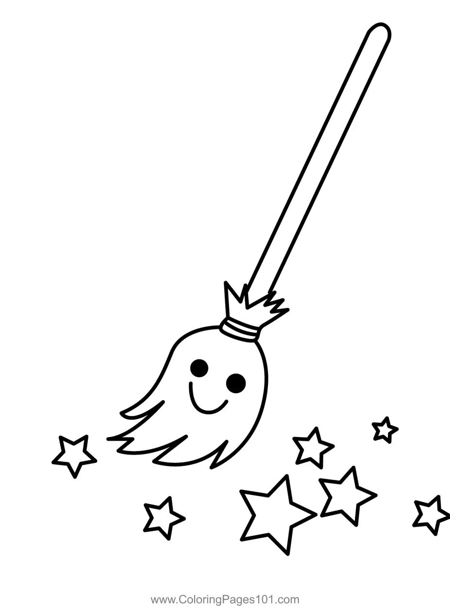 Witches Coloring Pages 1