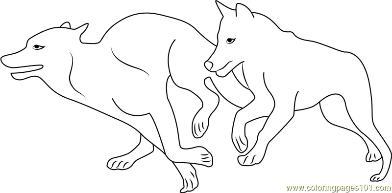 Wolf Coloring Pages
